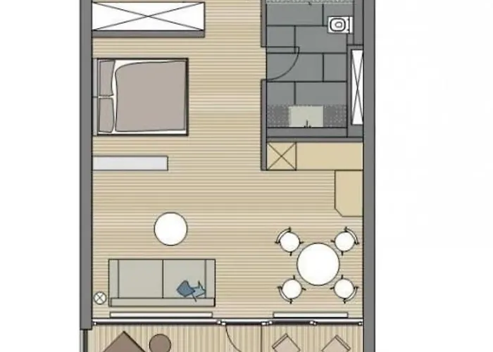 Appartementhaus Terrassenhuegel Strandsuite アパート *
